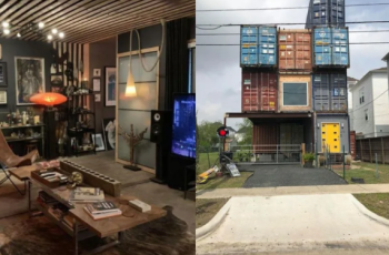 The result of a man building a house entirely out of shipping containers is amazing